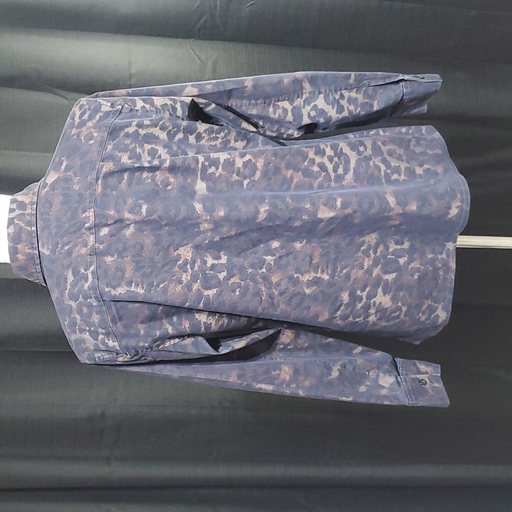 Leopard Print Button Down Top - image 3
